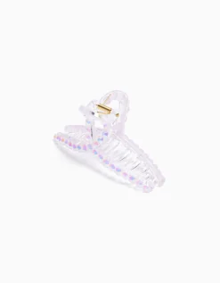 BERSHKA Barrette transparente Violet Clearance