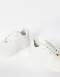 BERSHKA Baskets multi-couches homme Blanc Shop