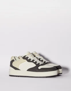 BERSHKA Baskets multi-couches homme Noir Fashion