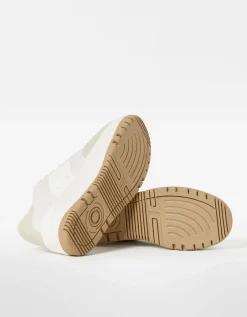 BERSHKA Baskets plateforme bimatière Multicouleur Store