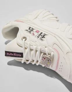 BERSHKA Baskets plateforme Hello Kitty bijou Blanc Cheap