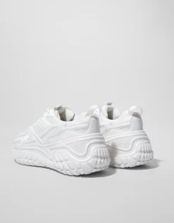 BERSHKA Baskets semelle crantée homme Blanc Online