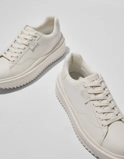 BERSHKA Baskets semelle épaisse homme Blanc Best Sale