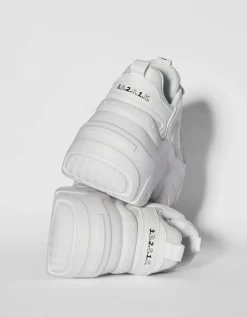 BERSHKA Baskets semelle XL avec mesh Blanc Online