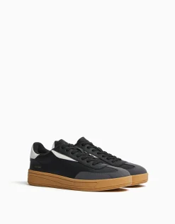 BERSHKA Baskets style rétro Multicouleur Best Sale