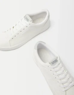 BERSHKA Baskets talon gravé homme Blanc Hot
