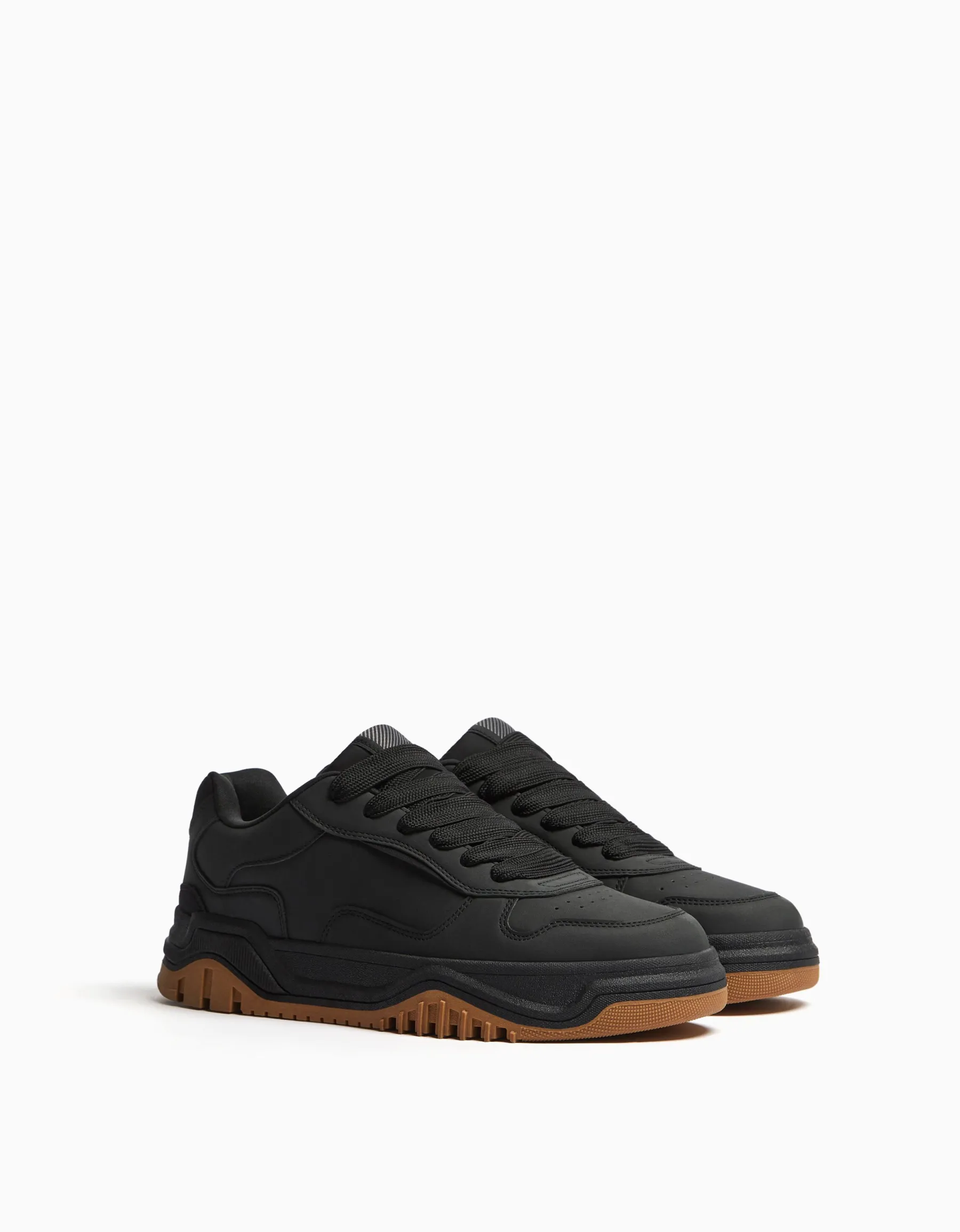 BERSHKA Baskets volume homme Noir Best Sale