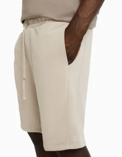 BERSHKA Bermuda basique molleton Blanc Cheap