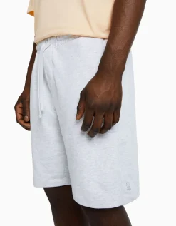 BERSHKA Bermuda basique molleton Blanc Best Sale