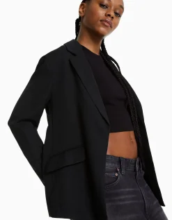 BERSHKA Blazer fluide coupe féminine Pierre Fashion