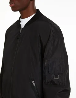 BERSHKA Blouson bomber léger Bleu turquoise Store