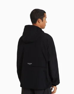 BERSHKA Blouson fin capuche effet nylon Lime Shop