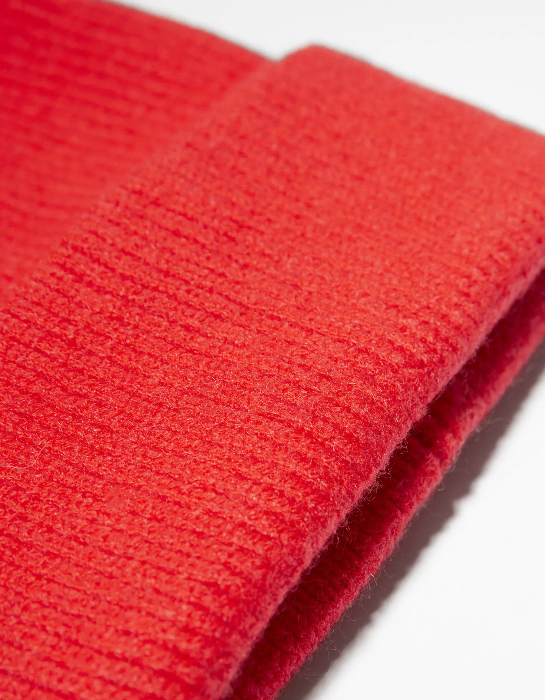 BERSHKA Bonnet coloré Rouge Cheap