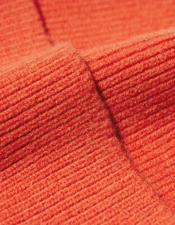 BERSHKA Bonnet court Orange Sale