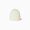 BERSHKA Bonnet maille bord-côte Vert Cheap