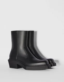 BERSHKA Bottines cowboy homme Noir Store