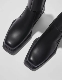 BERSHKA Bottines cowboy homme Noir Store