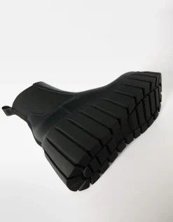BERSHKA Bottines plateforme XL élastiquées Noir Best Sale
