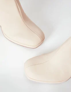 BERSHKA Bottines talon moulantes mini plateforme Noir Online