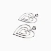 BERSHKA Boucles d’oreille cœurs Argent Discount
