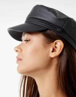 BERSHKA Casquette de marin Noir Store