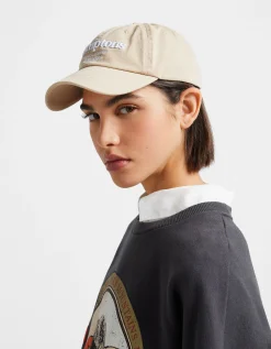 BERSHKA Casquette message Beige Online
