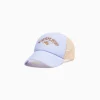 BERSHKA Casquette trucker brodée Bleu Flash Sale