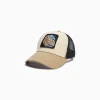 BERSHKA Casquette trucker imprimée Noir Fashion
