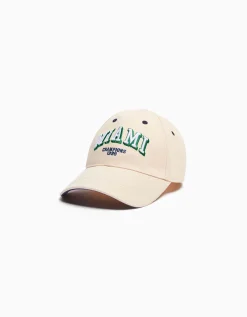 BERSHKA Casquette varsity Marine Sale
