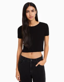 BERSHKA Chaîne de cps cœurs Or Discount