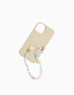 BERSHKA Chaîne téléphone portable perles fantaisie Multicouleur Store