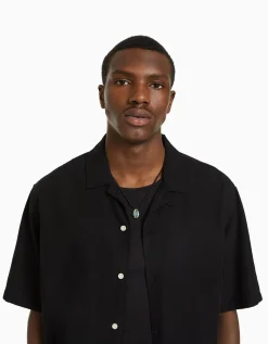 BERSHKA Chemisette relaxed fit Blanc Store