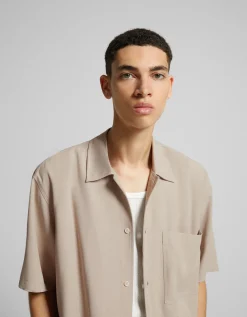 BERSHKA Chemisette relaxed fit Blanc Best Sale