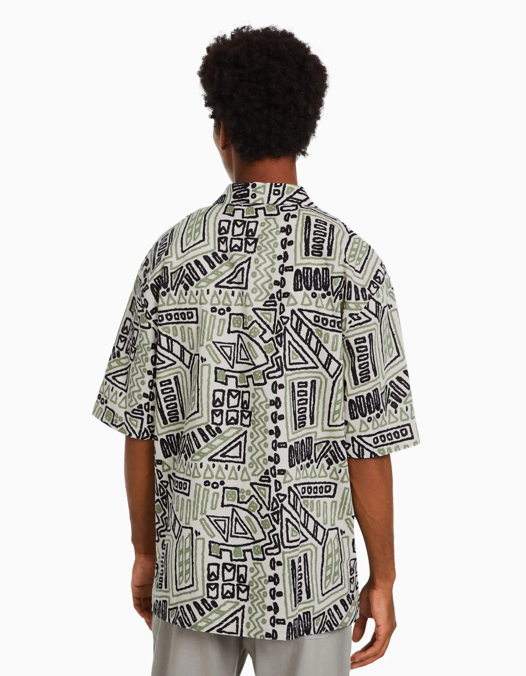BERSHKA Chemisette rustique Multicouleur Store