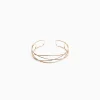 BERSHKA Collier choker tressé Or Hot