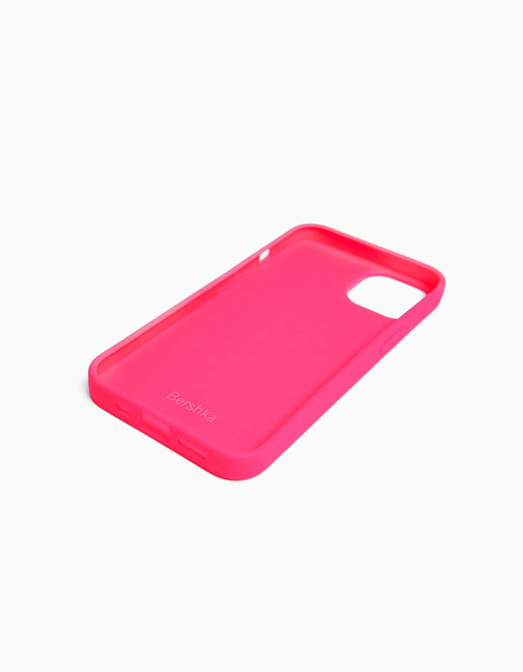 BERSHKA Coque mobile iPhone colorée Fuchsia New