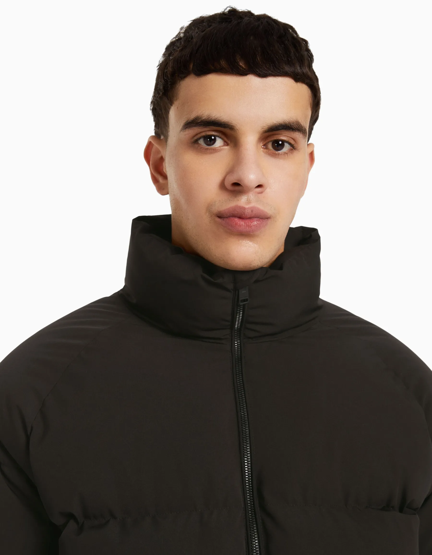 BERSHKA Doudoune Blanc cassé Clearance