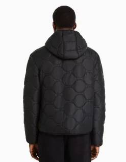 BERSHKA Doudoune rembourré léger Blanc Best