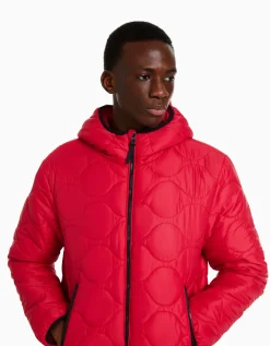 BERSHKA Doudoune rembourré léger Blanc Online
