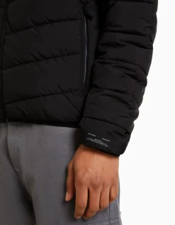 BERSHKA Doudoune rembourré léger Bleu Hot