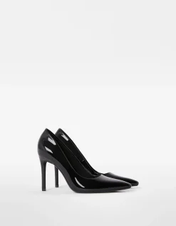 BERSHKA Escarpins brillants Noir Online