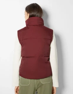 BERSHKA Gilet cropped sans manches réversible Grenade Online