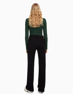 BERSHKA Jean décontracté fente latérale Bleu Best Sale
