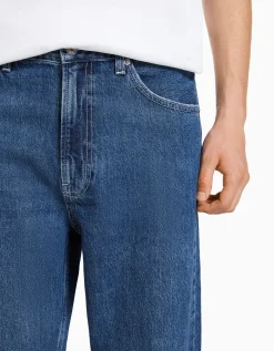 BERSHKA Jean 90's wide Bleu New