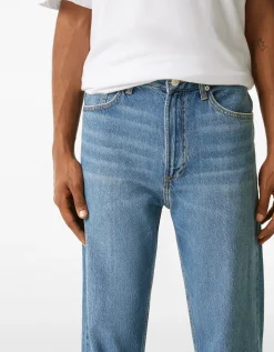 BERSHKA Jean 90’s wide Bleu clair Cheap
