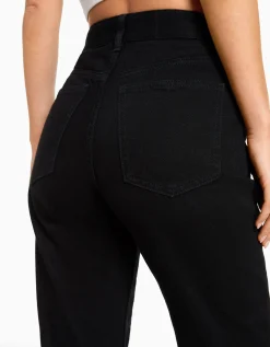BERSHKA Jean straight Noir Store