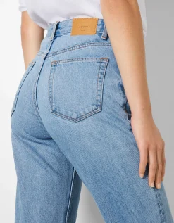 BERSHKA Jean straight Bleu Fashion