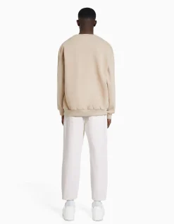 BERSHKA Jeans loose Écru Best Sale