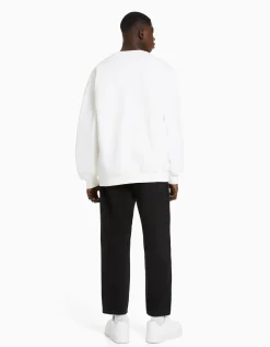 BERSHKA Jeans loose Bleu lavé Online