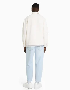 BERSHKA Jeans loose Bleu lavé Store